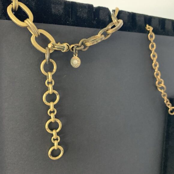 J.CREW LOT of 5 STATEMENT NECKLACES All Wearable Gold Tone Rhinestone Bling - Picture 7 of 8